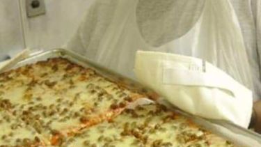 School Pizza Recipe - Food.com School Pizza Recipe, School Cafeteria Pizza Recipe, School Breakfast Pizza, School Cafeteria Pizza, Cafeteria Pizza, School Cafeteria Recipes, Cafeteria Recipes, School Cafeteria Food, School Pizza