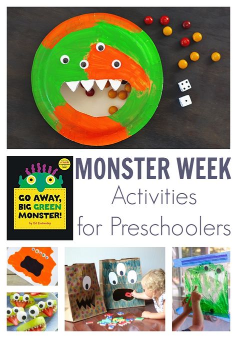 The Color Monster Activities, Color Monster Activities, The Color Monster, Monster Theme Classroom, Big Green Monster, Color Monster, Monster Activities, Monster Craft, Lesson Plans For Toddlers