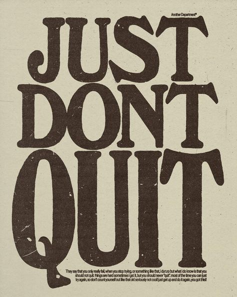 Just some Monday motivation for y’all 💙💪 Design Exploration, Artistic Posters, Don't Quit, Full Time Job, Room Posters, Motivational Posters, History Facts, 100 Days, Quote Posters