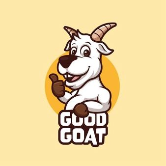 Premium Vector | Goat character for livestock, restaurant and dairy business logo Cartoon Logo Design, Goat Logo, Bob Marley Art, Digital Advertising Design, Cute Goats, Beautiful Logos Design, Creative Industry, Farm Logo, Cute Cartoon Characters