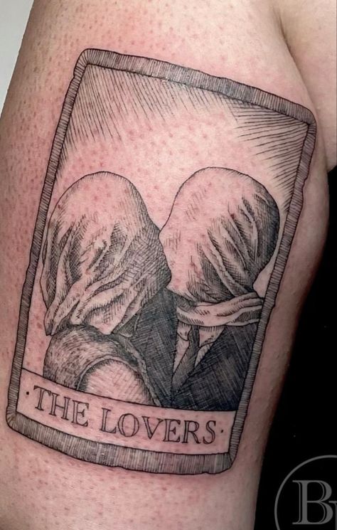 Lover Tarot Tattoo, Tarot Tattoo Ideas, The Lovers Painting, Tarot Design, Cup Tattoo, Tarot Card Tattoo, Tarot Tattoo, Card Tattoo Designs, History Tattoos