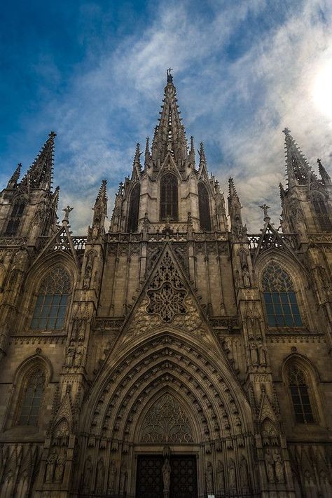 Gothic Quarter is the most old part of Barcelona, there located museums, Cathedral and many shops Cathedral Of Barcelona, Gothic Quarter Barcelona, Barcelona Travel Guide, Gothic Quarter, Barcelona Travel, Join Me, Architecture House, Travel Guide, Barcelona