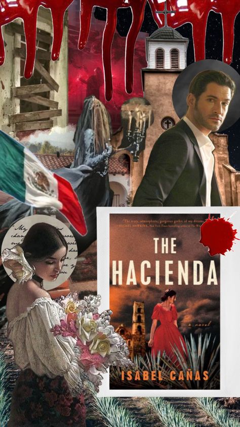 The Hacienda Book, The Hacienda Book Aesthetic, Kindle Wallpaper, Book Mood, Book Collage, The Hacienda, Book Bucket, Book Aesthetics, Spanish Resources