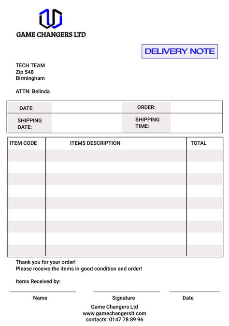 Editable Invoice Cash sale Receipt Delivery note A5 size business corporate document template flyer Delivery Note Template, Delivery Receipt, Note Template, Receipt Template, Notes Template, Notes Design, Woodworking Projects Diy, Projects Diy, Template Printable