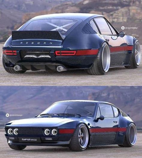 Sp2 Vw, Vw Splitscreen, Vw Porsche, Vw Cars, Futuristic Cars, German Cars, Vehicle Design, Modified Cars, Art Cars