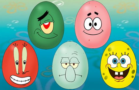 Spongebob Easter, Easter Egg Competition Ideas, Creative Easter Eggs, Easter Egg Art, Halloween Wallpaper Cute, Easter Egg Dye, Easter Egg Designs, Easter Egg Crafts, Painted Rocks Craft