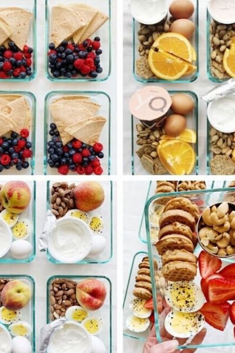 10 easy, healthy breakfast bento box ideas perfect to take on-the-go #collegenutritionist #mealprep #breakfast #healthybreakfast #lowcarb #foodhacks Adult Bento Box Breakfast Ideas, Breakfast Snack Box Ideas, Breakfast Lunchable Ideas, Healthy Breakfast Bento Box Ideas, Breakfast Bento Box Ideas For Adults, Bento Box Breakfast For Adults, Bento Breakfast Box Ideas, Breakfast Boxes To Go, Breakfast Bento Box Ideas