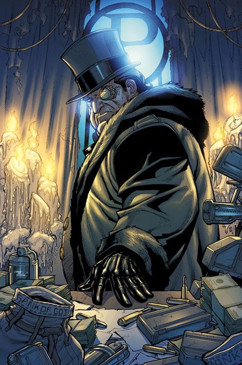 Batman: Arkham City - Penguin Comic Art The Penguin Batman, Darkhorse Comics, Comic Book Villains, Gotham Villains, Batman Poster, Batman Arkham City, Comic Villains, Univers Dc, Arkham City