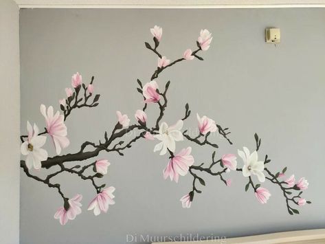 Painted Mirror Art, Bold Abstract Art, Creative Wall Painting, Garden Mural, Diy Wall Painting, Beauty Room Decor, Bedroom Wall Designs, Wall Painting Decor, Crochet Wall Hangings