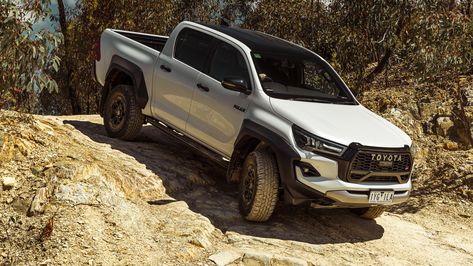 2023 Ford Ranger Wildtrak vs Toyota HiLux GR Sport comparison review Hilux Gr Sport, 2023 Ford Ranger, Toyota Hilux 4x4, Hilux 4x4, Ranger Wildtrak, Ford Ranger Wildtrak, All Terrain Tyres, Dual Sport, Sports Models