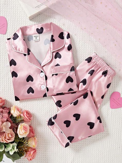 Cute Nightwear, Pajamas For Girls, Pajamas All Day, Rosa Coral, Cute Pjs, Pajama Fashion, Pants Short, Cute Sleepwear, Cute Pajama Sets