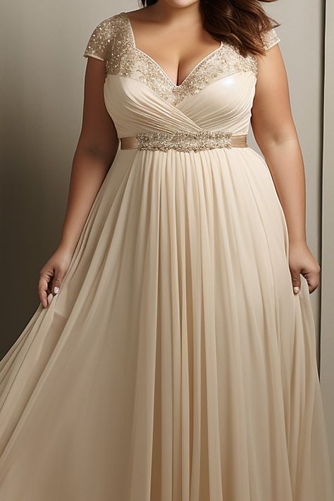 Plus Size Formal Dresses | Maxi Midi Dresses | Xpluswear Mother Of The Bride Champagne, Wedding Guest Dress Plus Size, Chiffon Maxi Dresses, Mother Of The Bride Plus Size, Plus Size Gowns Formal, Summer Tips, Plus Size Elegant Dresses, Stunning Bridesmaid Dresses, Bright Dress