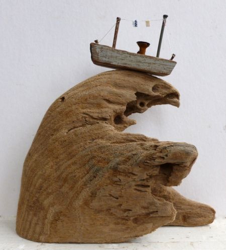 The Wave Kirsty Elson, Driftwood Projects, Driftwood Sculpture, Sea Crafts, Driftwood Decor, Creation Deco, Learn Crafts, Driftwood Crafts, Beach Crafts