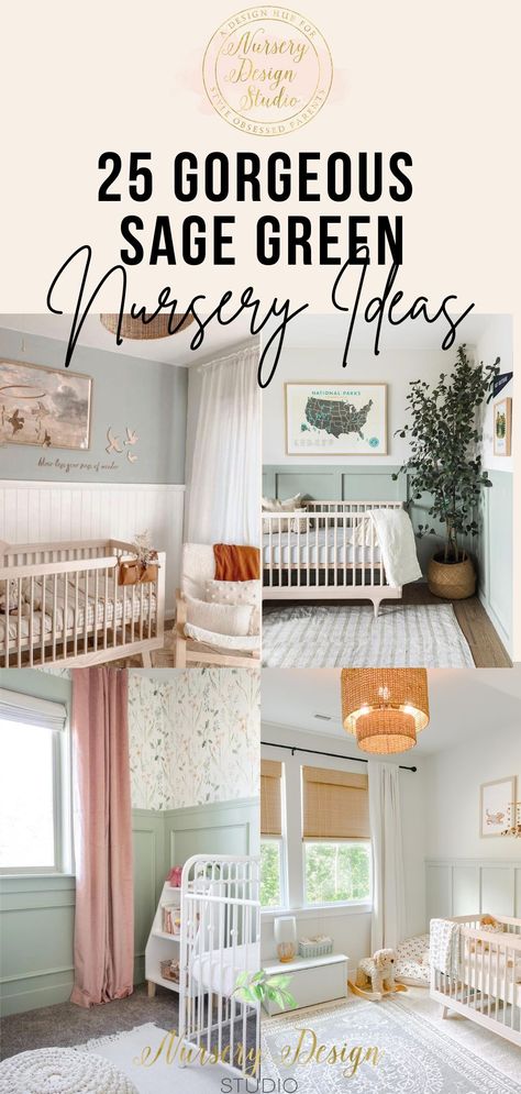 Sage And Blush Nursery Wallpaper, Not Girly Nursery, Sage Green Paint Colors Behr Nursery, Leafy Green Nursery, Pink White And Sage Nursery, Sage Pink And Gold Nursery, Nursery Paint Ideas Neutral, Sage Paint For Nursery, 2023 Nursery Colors