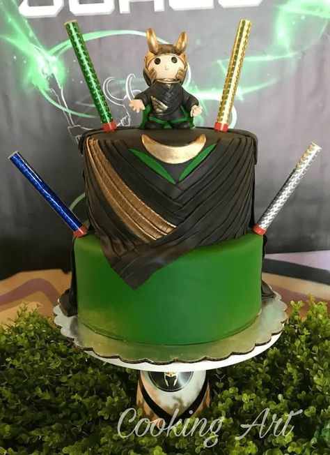 Loki Birthday Party, Loki Cake, Loki Party, Loki Birthday, Marvel Cakes, Marvel Birthday Cake, Villains Party, Stunning Cakes, Marvel Birthday Party