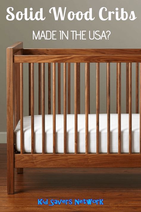 Are you having a hard time finding solid wood cribs made in the USA? There are products that are labeled "Made in USA" but are actually made somewhere else, most of the time from China. So how and where can you find real solid wood cribs that are made in the US? Here's how! #solidwoodcribproduct #solidwoodcribforchildren #solidwoodcrib #solidwoodcribforlittleones Wooden Crib, Best Baby Cribs, Wood Crib, Wooden Cribs, Ikea Usa, Baby Cribs Convertible, Baby Crib Mattress, Modern Crib, Best Crib