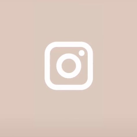 Beige App Icons Instagram, Beige Instagram Icon, Instagram Widget Icon, Instagram Icon Aesthetic, Instagram Icons Aesthetic, Instagram App Icon, Beige Instagram, Icona Ios, Instagram Ios