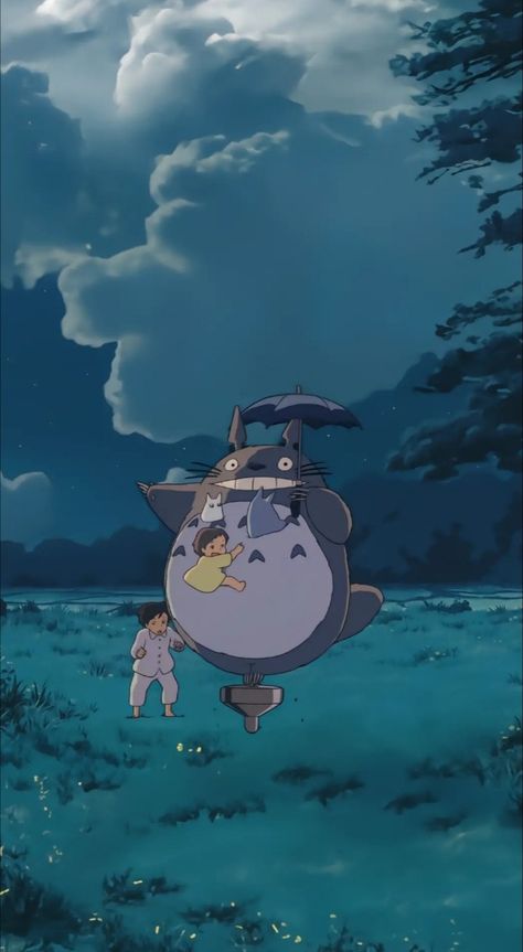 Iphone Wallpaper Totoro, Notion Images, Iphone Wallpaper Texture, Studio Ghibli Background, Diy Journal Books, Japan Aesthetic, My Neighbor Totoro, Dragon Ball Art, Miyazaki