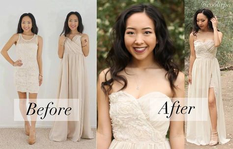 Dress Diy Ideas, Upcycled Prom Dress, Prom Dress Diy, Thrifted Transformation, Exotic Wedding Dress, Dress Transformation, Thrifted Wedding, Exotic Wedding, Black Halloween Dress