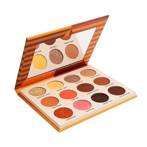 Amazon.com : EBIN NEW YORK Egyptian Sunset - Secret of Pharaoh Eyeshadow Palette, Highly Pigmented and Blendable, Cruelty-Free, Long-Lasting Matte & Shimmer : Beauty & Personal Care Sunset Palette, Braid Accessories, Sunset Glow, Cool School Supplies, Pigment Eyeshadow, Pigment Coloring, I Adore You, Eye Shadow Palette, Too Cool For School