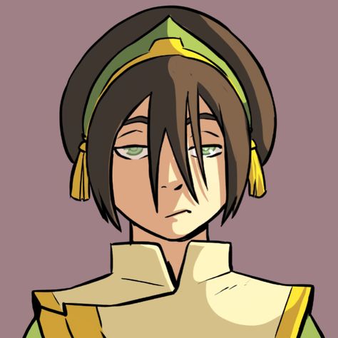 Katara Icon, Toph Beifong, More Icons, Avatar, Comics, Tumblr, Yellow, Green, Hair