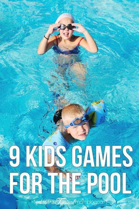 Swimming pool games for kids are a great way to spend the hours at the pool this summer. These games also teach important swimming skills. Pool Activities For Kids, Pool Games Kids, Pool Games For Kids, Fun Pool Games, Fun Water Games, Swimming Games, Swimming Pool Games, Pool Party Games, Games To Play With Kids