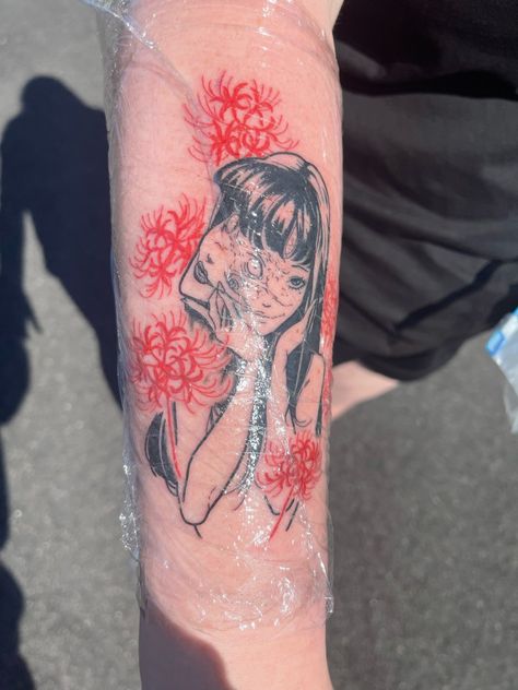 Anime tattoos | anime tattoo inspo | anime tatto ideas | tattoo ideas Anime Neck Tattoos Women, 90s Anime Tattoo Ideas, Anime Tattoos With Meaning, Back Tattoo Women Anime, Erased Anime Tattoo, Anime Sleeve Tattoo Ideas, Feminine Anime Tattoos, Anime Tattoos Girly, Girly Anime Tattoo Ideas