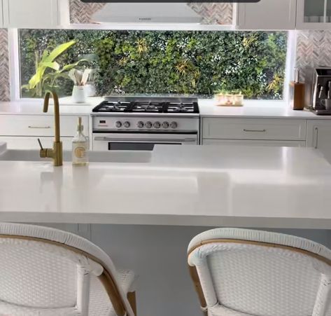 Kitchen window backsplash inspo Window Kitchen Backsplash, Window Backsplash Kitchen, Kitchen Window Backsplash, Backsplash Window, Window Backsplash, Kitchen Backslash, Kitchen Shaker, Kitchen Splash Back, Build Design