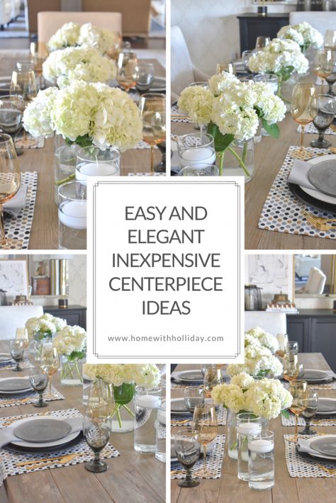 Simple Inexpensive Centerpieces, Repast Centerpieces Table Settings, Dinner Centerpieces Elegant, Table Centerpieces For Party Elegant, Inexpensive Table Centerpieces For Party, Luncheon Centerpieces Simple, Easy Rehearsal Dinner Decorations, Small Table Centerpieces For Party, Centerpieces For Rehearsal Dinner Tables