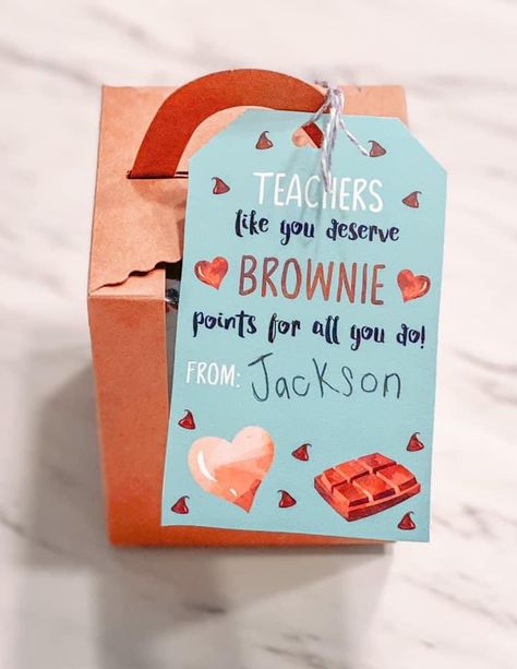 Brownie Points, Teacher Appreciation Week, Appreciation Gifts, Teacher Appreciation Gifts, Teacher Appreciation, Brownies, Sweet Treats, Card Holder, Place Card Holders