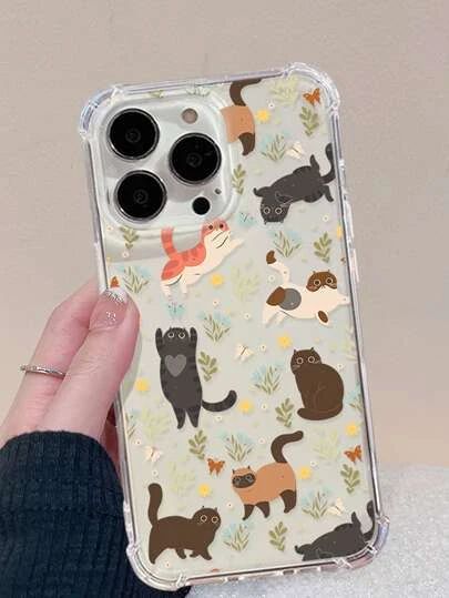 Search Cute iPhone case | SHEIN USA Cartoon Phone Cases, Streamer Dr, Cat Phone Case, Cats Phone Case, Pretty Iphone Cases, Cat Themed, Art Phone Cases, Print Phone Case, Vintage Dog