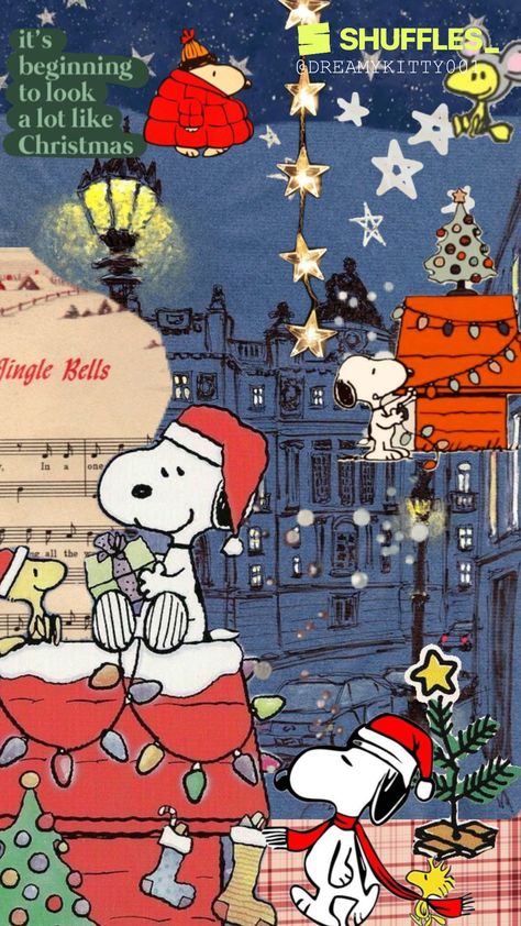 Created by dreamykitty001 on Shuffles Peanuts Wallpaper, Christmas Wallpaper Iphone Cute, Xmas Wallpaper, Snoopy Images, Cocoppa Wallpaper, Christmas Collage, Snoopy Wallpaper, Christmas Phone Wallpaper, Cute Christmas Wallpaper