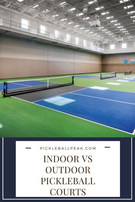 Indoor Pickleball Court, Whiffle Ball, Pickleball Courts, Paddle Sports, Pickleball Court, Modern Landscape Design, Pickle Ball, Modern Landscape, Advantages And Disadvantages