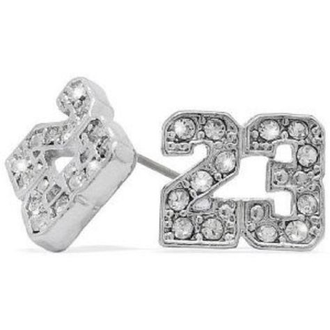 Platinum Iced Silver Finish Cz Michael Jordan Number #23 NBA Stud... (1 095 ZAR) ❤ liked on Polyvore featuring jewelry, earrings, accessories, platinum stud earrings, cz stud earrings, silver cubic zirconia earrings, cubic zirconia earrings and cubic zirconia stud earrings Jordan Earrings, Platinum Earrings, Platinum Jewelry, Earrings Accessories, Cz Jewelry, Cz Stud Earrings, Cubic Zirconia Earrings, Cz Earrings, Zirconia Earrings