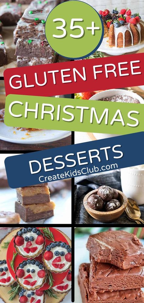 We’ve gathered over 35 Gluten Free Christmas Desserts all in one place so you can easily plan your gluten-free holiday baking without searching for recipes. Each recipe is made with gluten-free ingredients and guaranteed to be enjoyed by every guest! We couldn’t think of a better time to release this list than as Christmas approaches and the holiday baking begins. Everything from cake and cookies to traditional Yule log and holiday fudge is in this collection of Christmas desserts. Traditional Yule Log, Gluten Free Holiday Baking, Gluten Free Christmas Baking, Gluten Free Christmas Treats, Gluten Free Desserts Holiday, Gluten Free Christmas Desserts, Christmas Dessert Ideas, Gluten Free Christmas Recipes, Holiday Fudge