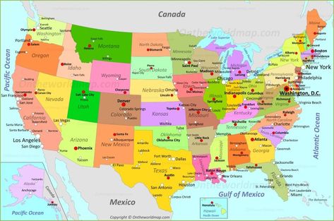 United States Map State Capitals Quiz, San Francisco Map, San Francisco Neighborhoods, States And Capitals, Map Compass, United States Map, Usa Map, San Fran, Travel Maps