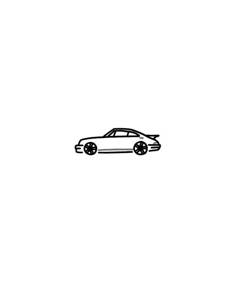 Simple F1 Tattoo, Car Minimalist Tattoo, Tiny Car Tattoo, Car Tattoos Small, Car Tattoo Ideas Small, Volvo Tattoo, Supra Tattoo, Car Guy Tattoos, Simple Car Tattoo