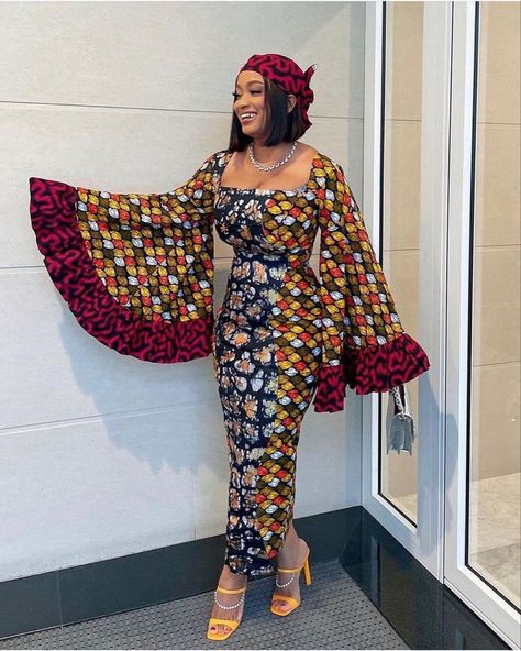 Ankara Dress Designs, Ankara Long Gown, Trendy Ankara Styles, Ankara Clothing, Ankara Long Gown Styles, Ankara Dress Styles, African Prom Dresses, African Print Dress Ankara, African Inspired Clothing