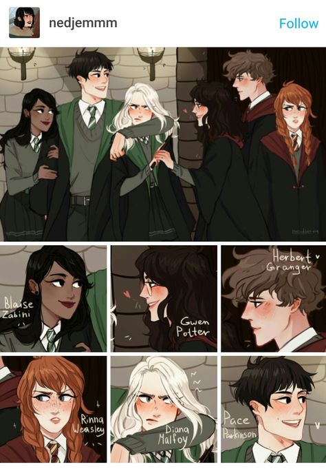 Harry Potter Anime Fanart, Blairon Fanart, Pansmione Fanart, Drarry Pansmione Blairon, Scorbus Fanart, Hogwarts Fanart, Harry Potter Fanart, Relatable Comics, Harry Potter Illustrations