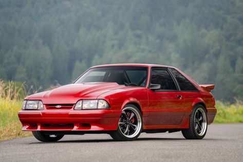 For Sale: 1991 Ford Mustang LX Hatchback (modified, 331ci V8, 5-speed) Hatchback Modified, Fox Mustang, Ford Svt, Mustang Lx, 1993 Ford Mustang, Ford Mustang Cobra, Fox Body Mustang, Mustang Cobra, Hot Hatch