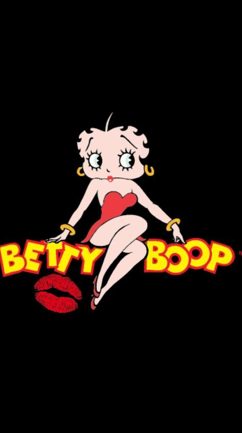 Betty Boop Wallpapers Vintage, Betty Boop Logo, Betty Boop Wallpapers, Fancy Wallpaper, Betty Cartoon, Betty Boop Black, Betty Boop Tattoos, Black And White Wallpaper Iphone, Christmas Desktop