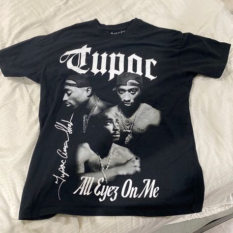 Men’s small Tupac t-shirt Tupac Shirt, Tupac T Shirt, Rapper Shirts, Thirsty Thursday, Shirt Design Inspiration, Big Shirt, Tupac Shakur, Tupac, Style Ideas