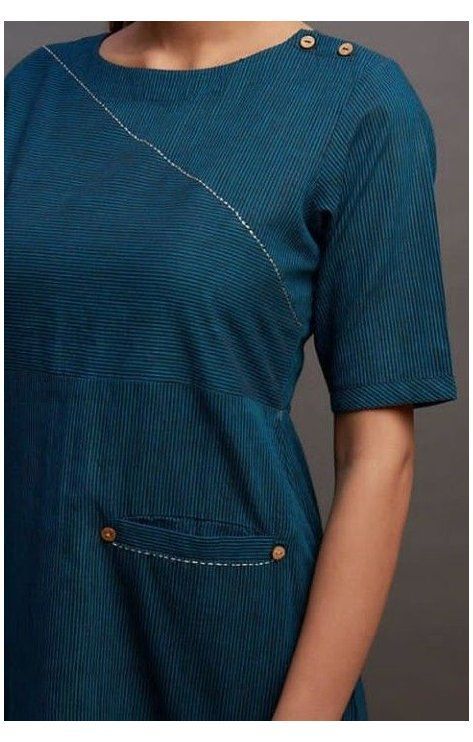 *Tap on Image to Buy Latest Kurtis*.online shopping for kurtis, #onlinekurtishopping #onineshoppingkurtis Pocket Design Kurtis, Poket Kurti Designs Latest, Pocket Kurti Design Cotton, Kurti With Pockets Style, Pocket Style Kurti Design, Pocket Kurti Design, Kurti With Pocket, Plain Kurti Designs, Latest Kurtis