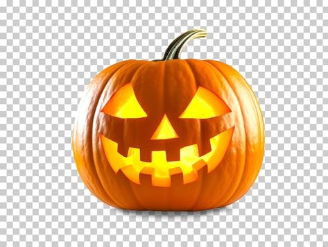 PSD halloween pumpkin isolated on transp... | Premium Psd #Freepik #psd #halloween-template #halloween-post #halloween-party #halloween-sale Glowing Pumpkin, Halloween Template, Halloween Post, Png Background, Witch Design, Coffee Png, Butterfly Clip Art, Halloween Nurse, Pumpkin Png