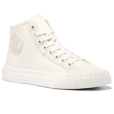 Center Collection - Classic Basketball Sneaker - PF. Flyers Pf Flyers, White High Tops, Duck Canvas, Basketball Sneakers, Kids Luggage, American Classic, Luxury Store, Canvas Sneakers, Cotton Lace