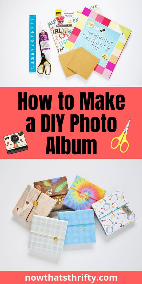 Are you looking for a creative Christmas gift this year? This DIY photo album gift is perfect for everyone! You can customize it to match every person's interests. Learn how to make a DIY photo album easily with our step by step tutorial. #diycrafts #craftideas #diyproject #diyprojects #handmade #diygifts Making A Photo Album Diy, Making Photo Albums, Diy Photo Albums How To Make, Diy Mini Photo Book, Homemade Photo Album, How To Make A Photo Album Diy, Diy Photo Book Handmade, Mini Photo Albums Diy, Handmade Photo Albums Diy