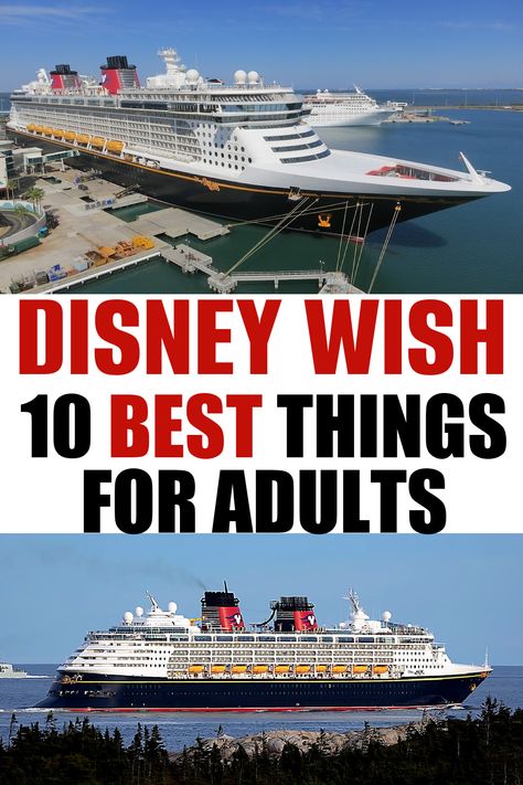 From thrilling water slides to Broadway-style shows, the Disney Wish cruise ship is packed with exciting attractions and activities. Check out our top 10 picks for the best things to do on the Disney Wish for adults. #DisneyCruise #Disney #DisneyWish Disney Cruise For Adults, Disney Cruise Adults, Disney Wish Cruise Tips, Disney Cruise Wish, Disney Wish Cruise Ship, Disney Wish Cruise, Cruise Rooms, Disney Fantasy Cruise, Disney Cruises