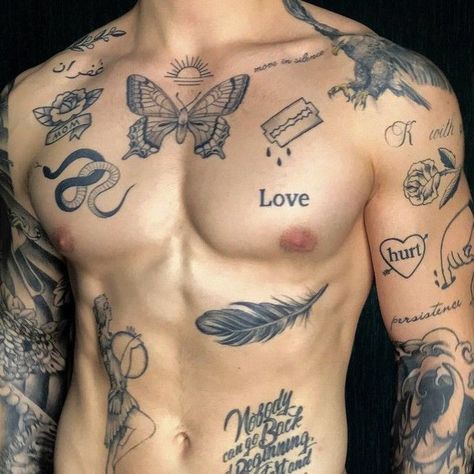 Pin by Kostas K9 on lit. —> off campus + briar u | Ma tattoo, Chest tattoo men, Koi tattoo sleeve Tattoos Torso, Koi Tattoo Sleeve, Wizard Tattoo, Ab Tattoo, Torso Tattoos, Tattoo Inspiration Men, Men Abs, Koi Tattoo, Egyptian Tattoo