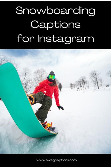 Looking for the perfect snowboarding captions? Find catchy and creative Instagram captions to pair with your awesome snowboarding pictures! #SnowboardingCaptions #InstagramSnowboarding #SnowboardingPictures #CaptionIdeas #WinterSports #AdventureOnSnow #SlopeStyle #PowderDays #MountainVibes #ChasingThrills #SnowboardingCommunity Snowboard Quotes Instagram, Snowboarding Sayings, Snowboarding Captions, Snowboard Quotes, Creative Instagram Captions, Snowboard Pictures, Snowboarding Quotes, Snowboarding Pictures, Captions For Couples