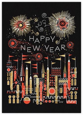 Paperless Post Happy New Year 2024 Design, New Year Card Design, New Year Post, Online Cards, Happy New Year Wallpaper, New Year Illustration, New Year Art, New Year Postcard, Platform Design